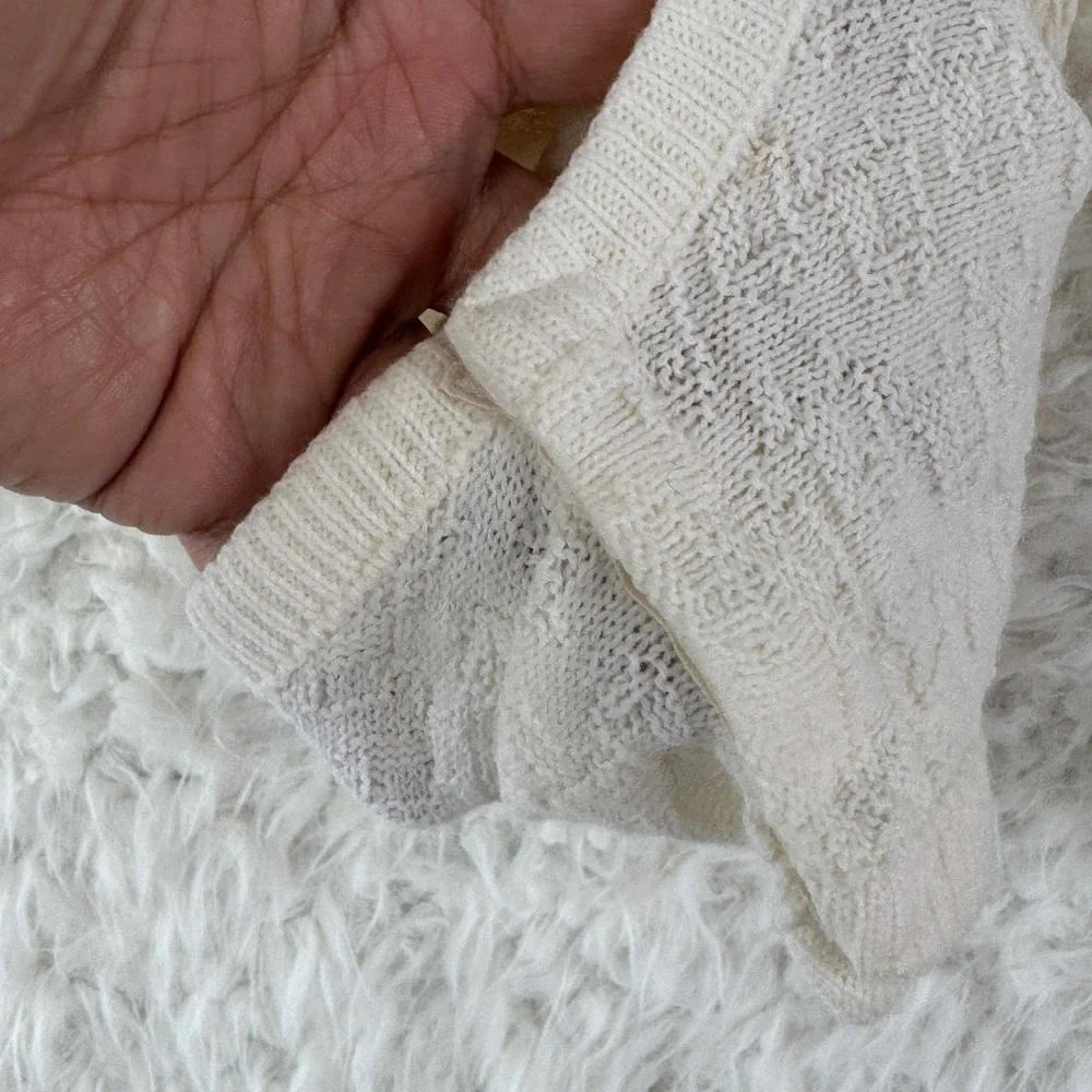 Golden Gate Vintage‎ Knit Cardigan Bloomer Set Baby White Coquette Cottagecore